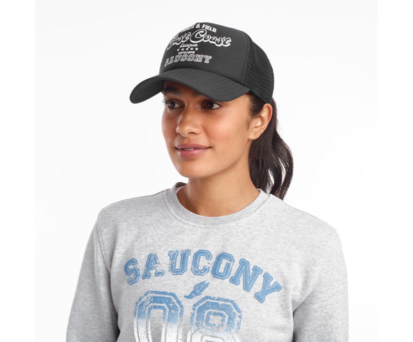 Saucony Foam Trucker Women's Hats Black | AU 359XYUF